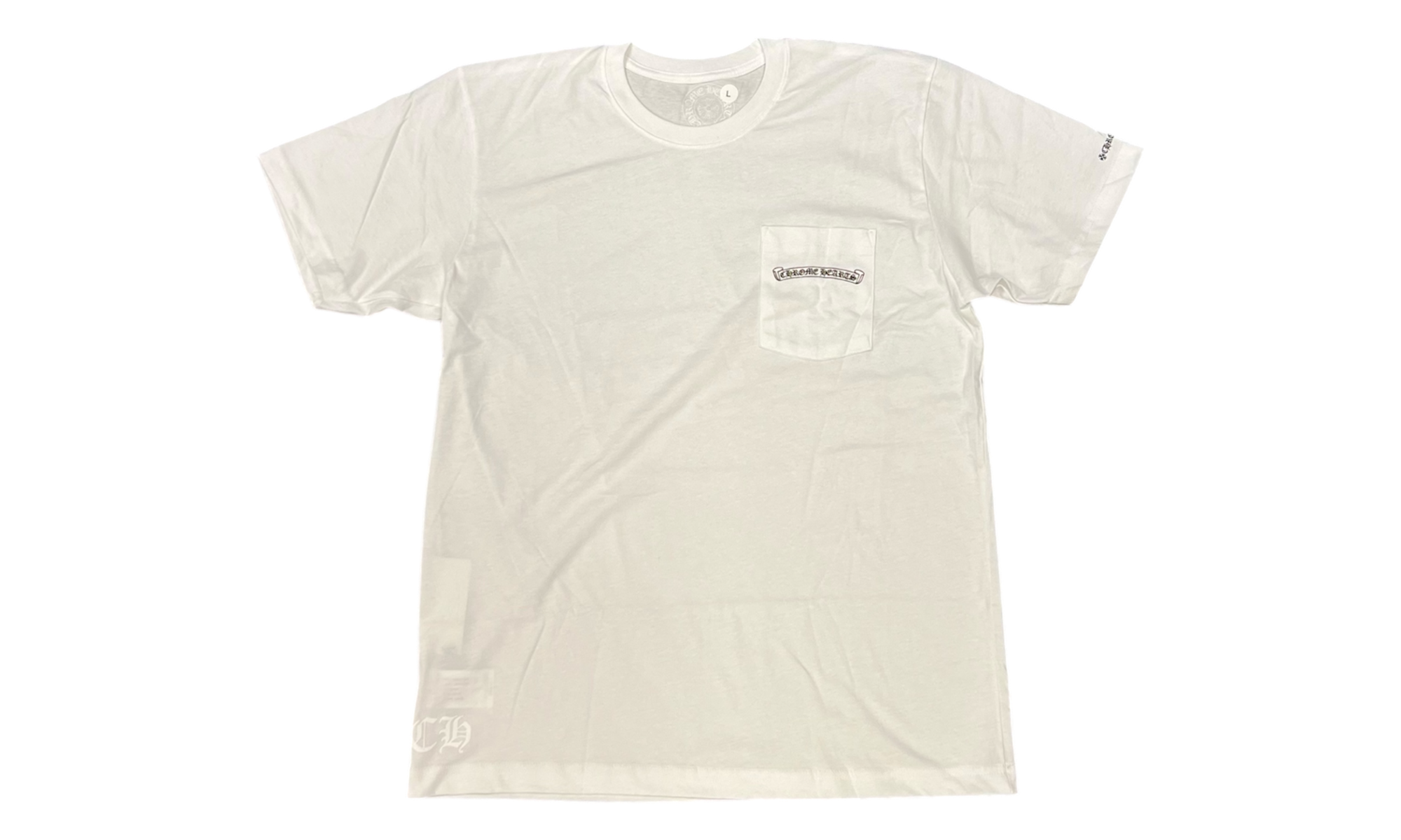 Chrome Hearts Scroll Label White T-Shirt (PreOwned)