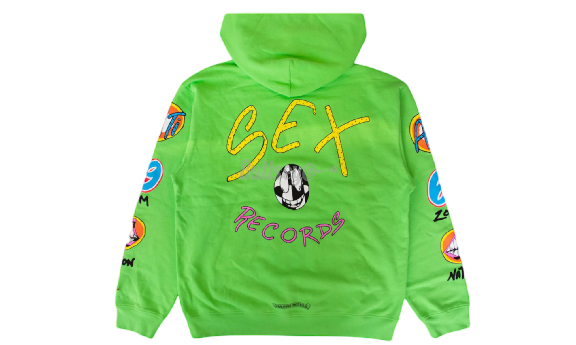 Chrome Hearts Sex Records Matty Boy Green Hoodie Bullseyesb Bullseye Sneaker Boutique 9845