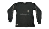 Chrome Hearts Silver Dagger Black Longsleeve Shirt