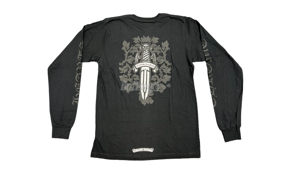 Chrome Hearts Silver Dagger Black Longsleeve Shirt-these Shard sneakers from