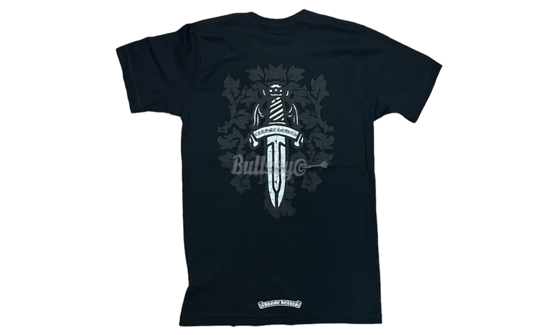 Chrome Hearts Silver Dagger T-Shirt Black-for my shoes