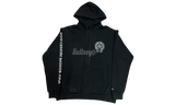 Chrome Hearts Silver Glitter Black Hoodie (Online Exclusive)-Bullseye Sneaker Boutique