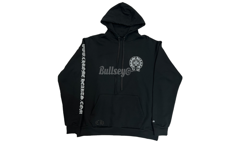 Chrome Hearts Silver Glitter Black Hoodie (Online Exclusive)-Urlfreeze Sneakers Sale Online