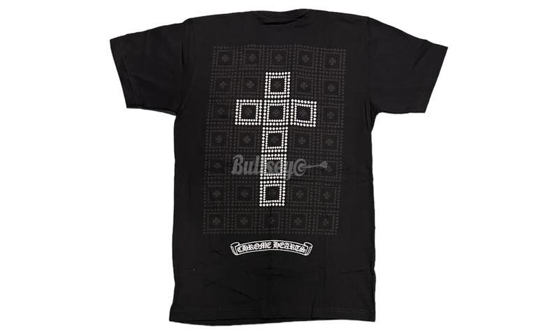 Chrome Hearts Square Cross Black T-Shirt-The shoe retails for 184