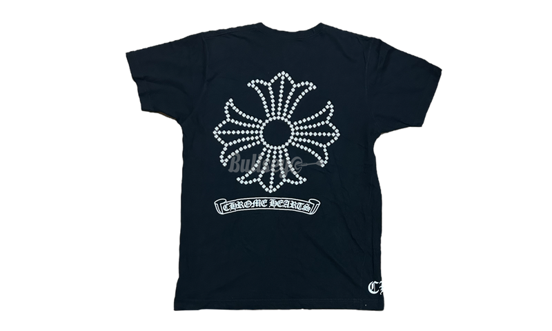 Chrome Hearts Stars Scroll Label Black T-Shirt-Bullseye Sneaker Boutique