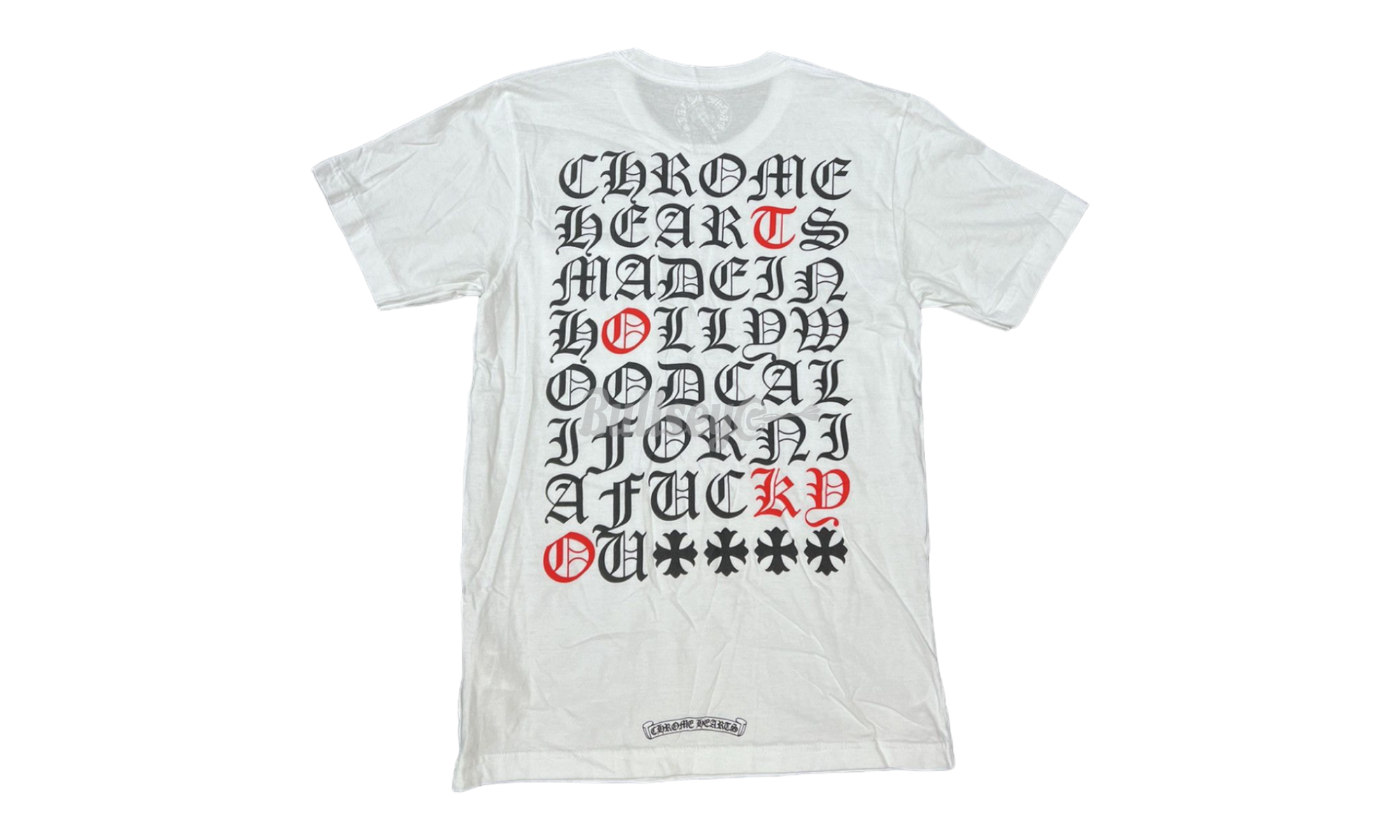 Chrome Hearts Tokyo Exclusive Eye Chart Pocket White T-Shirt (PreOwned)-Bullseye Sneaker Boutique