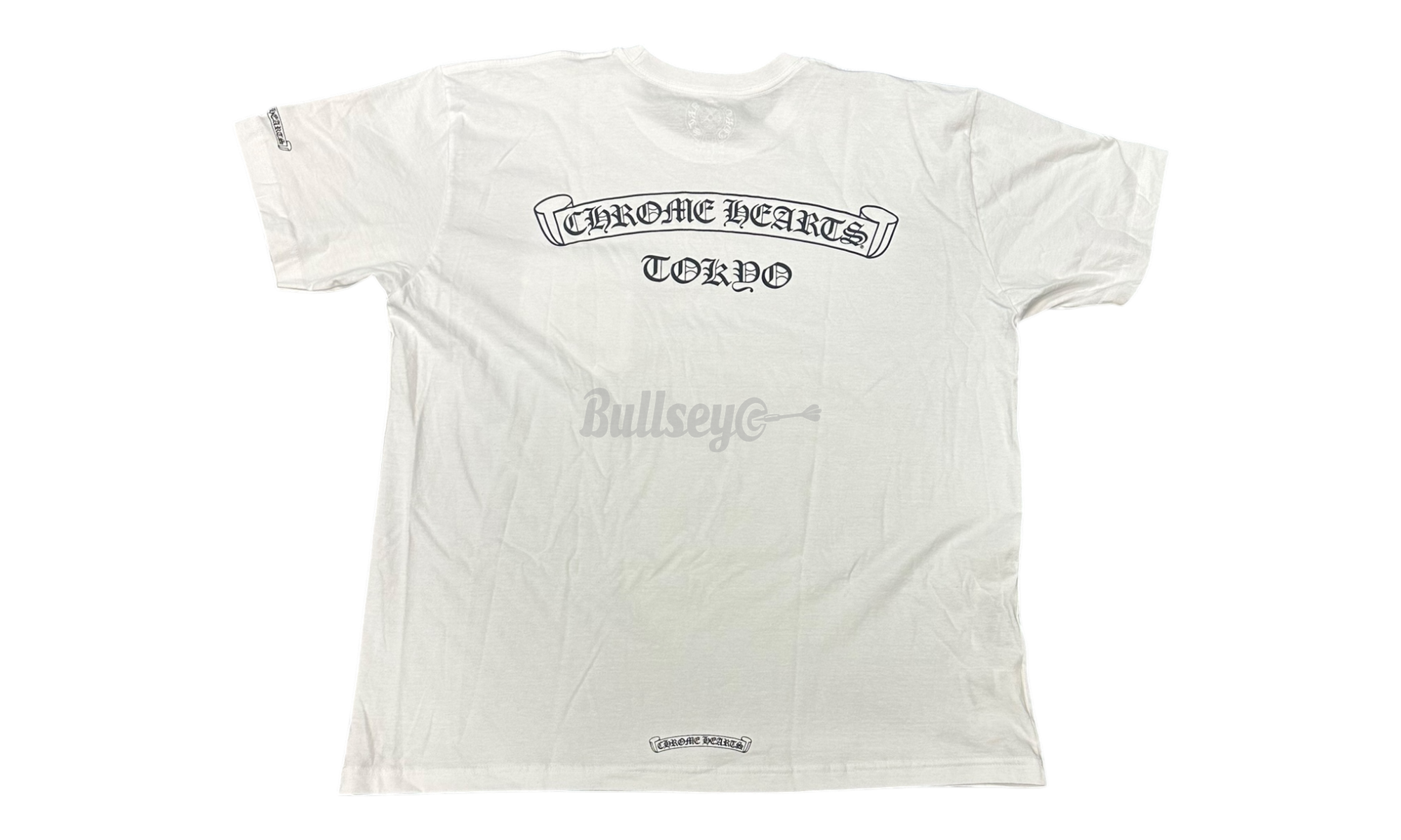 Chrome Hearts Tokyo Scroll Label White T-Shirt-Bullseye Sneaker Boutique