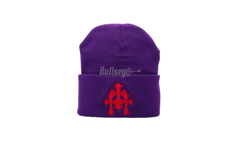 Chrome Hearts Triple Cross Purple Beanie-Another tester says the smooth feel is perfect for running long distances