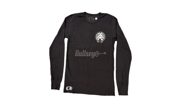 Chrome Hearts Triple Cross Thermal Black Longsleeve T-Shirt-Bullseye Sneaker Court Boutique