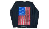 Chrome Hearts USA Flag Pocket Black Longsleeve T-Shirt-Bullseye Sneaker Boutique
