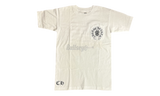 Chrome Hearts USA Flag Scroll Label White T-Shirt