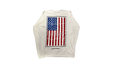 Chrome Hearts USA Flag White Longsleeve T-Shirt-Bullseye Sneaker Boutique