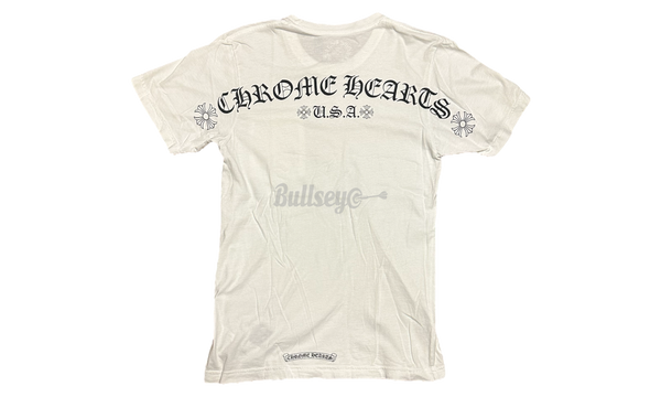 Chrome Hearts USA Script Letter White T-Shirt (PreOwned)-Bullseye Sneaker when Boutique