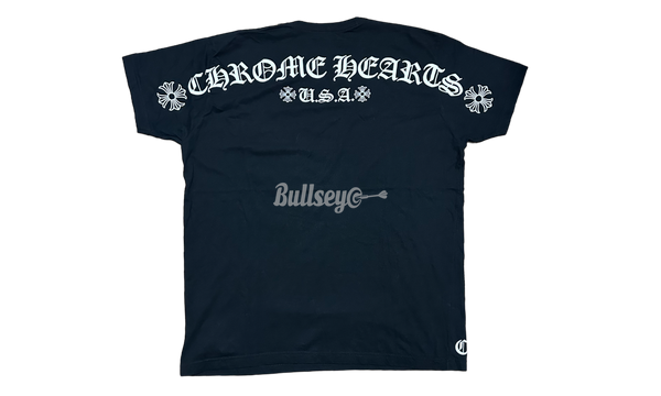 Chrome Hearts USA Shoulder Logo Black T-Shirt-Bullseye Sneaker Boutique