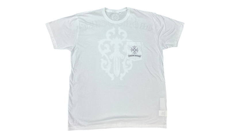 Chrome Hearts USA Shoulder Logo Dagger White T-Shirt