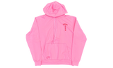 Chrome Hearts USA Shoulder T-Bar Logo Pink Hoodie