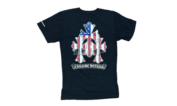 Chrome Hearts USA Triple Cross Black T-Shirt (PreOwned)-Bullseye Sneaker Boutique