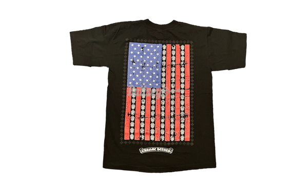 Chrome Hearts USA Vintage Flag Pocket T-Shirt (Flawed)-Bullseye Sneaker black Boutique