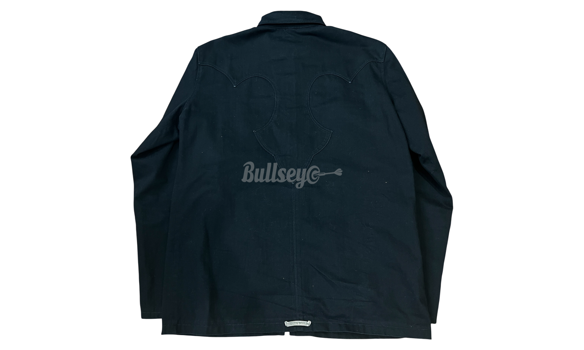 Chrome Hearts Vintage Black Denim Fleur Sample Jacket