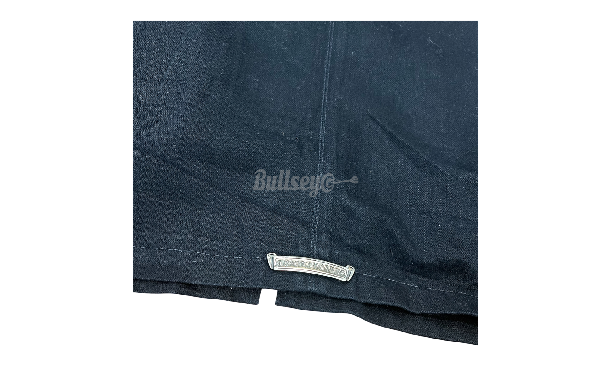 Chrome Hearts Vintage Black Denim Fleur Sample Jacket