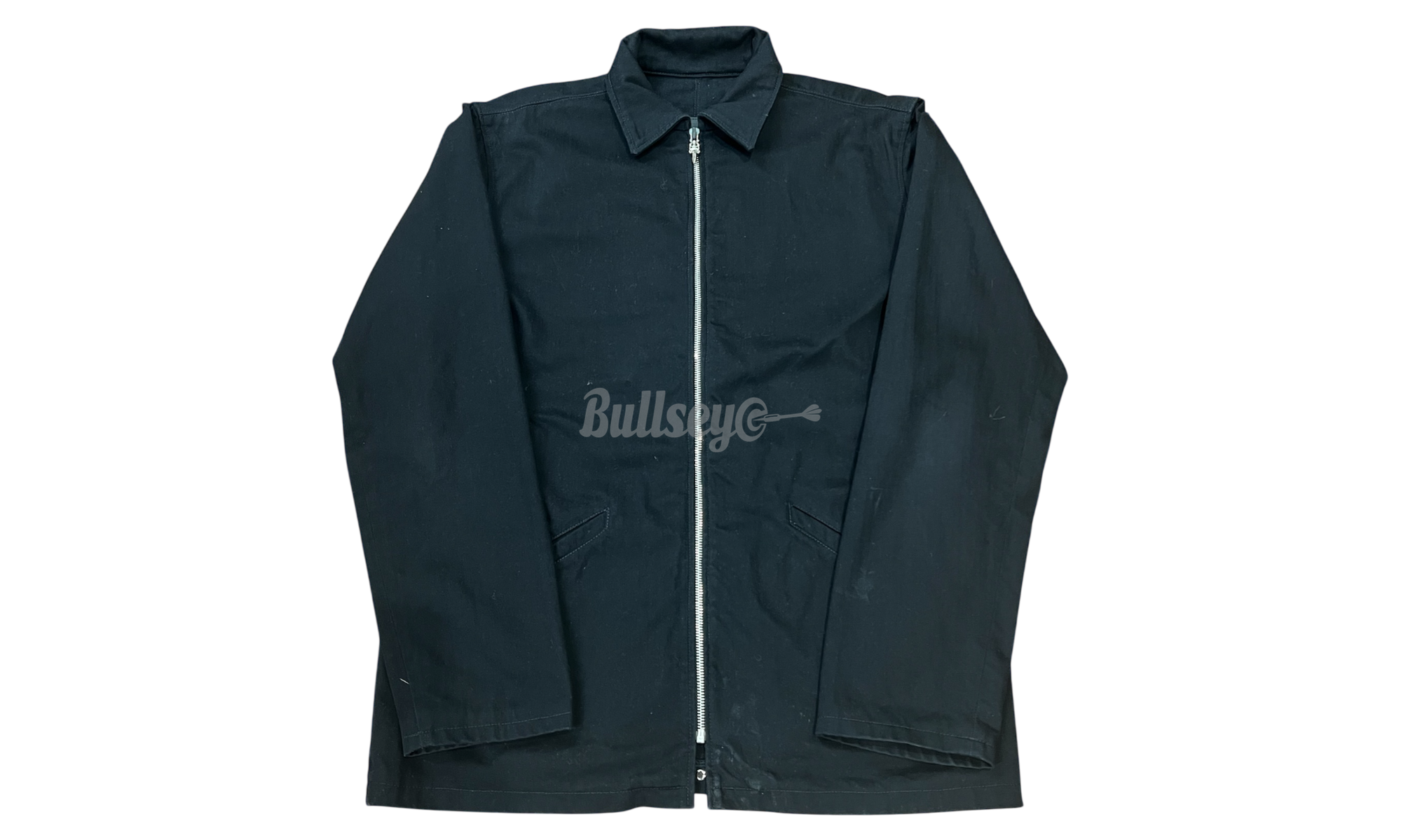 Chrome Hearts Vintage Black Denim Fleur Sample Jacket-Bullseye Sneaker Boutique