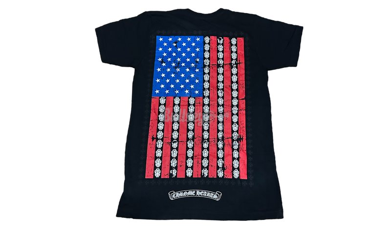 Chrome Hearts Vintage USA Flag Pocket T-Shirt-Bullseye Sneaker Boutique