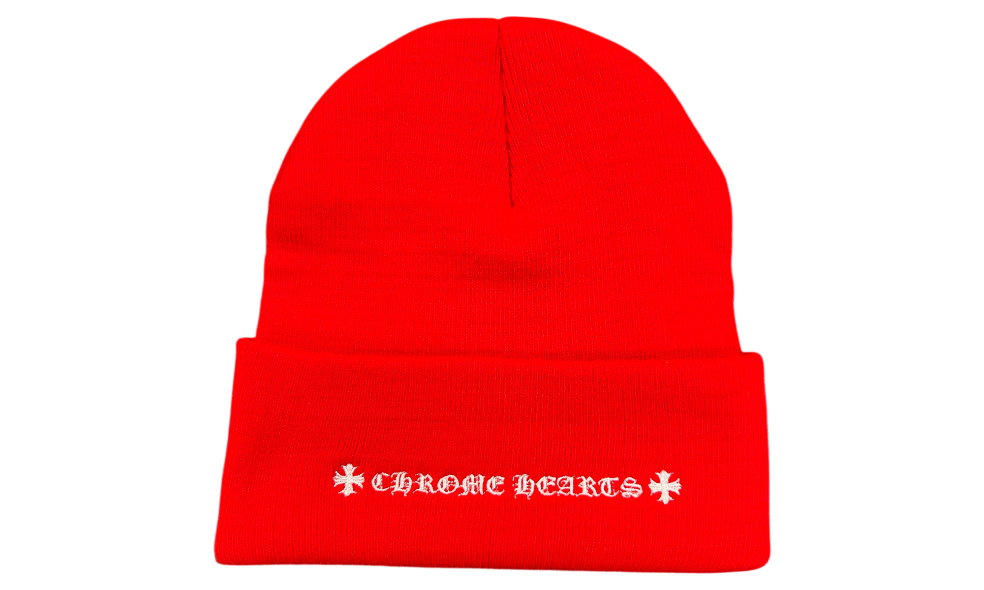 Chrome Hearts Watch Red Beanie