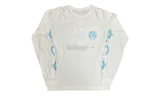Chrome Hearts White Blue Triple Cross Longsleeve T-Shirt (PreOwned)