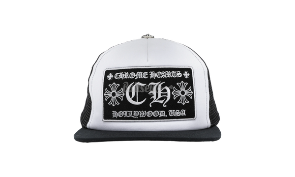 Chrome Hearts White/Black Hollywood Trucker Hat (PreOwned)-Bullseye Sneaker Boutique