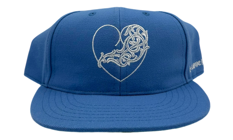 Chrome Hearts Wool Acrylic Serge Carolina Blue Fitted Hat-Bullseye Sneaker Boutique