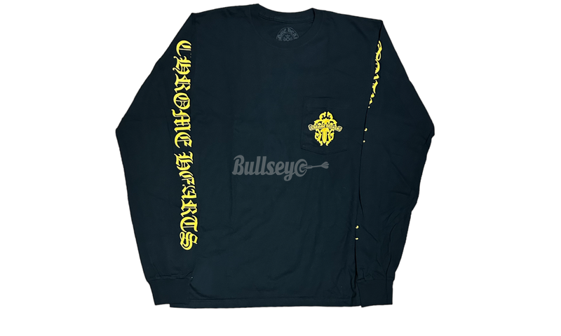 Chrome Hearts Yellow Dagger Black Longsleeve T-Shirt-Bullseye Sneaker Beige Boutique