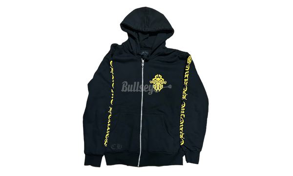 Chrome Hearts Yellow Dagger Black Thermal Hoodie-Balenciaga Triple S mesh and leather sneakers Black