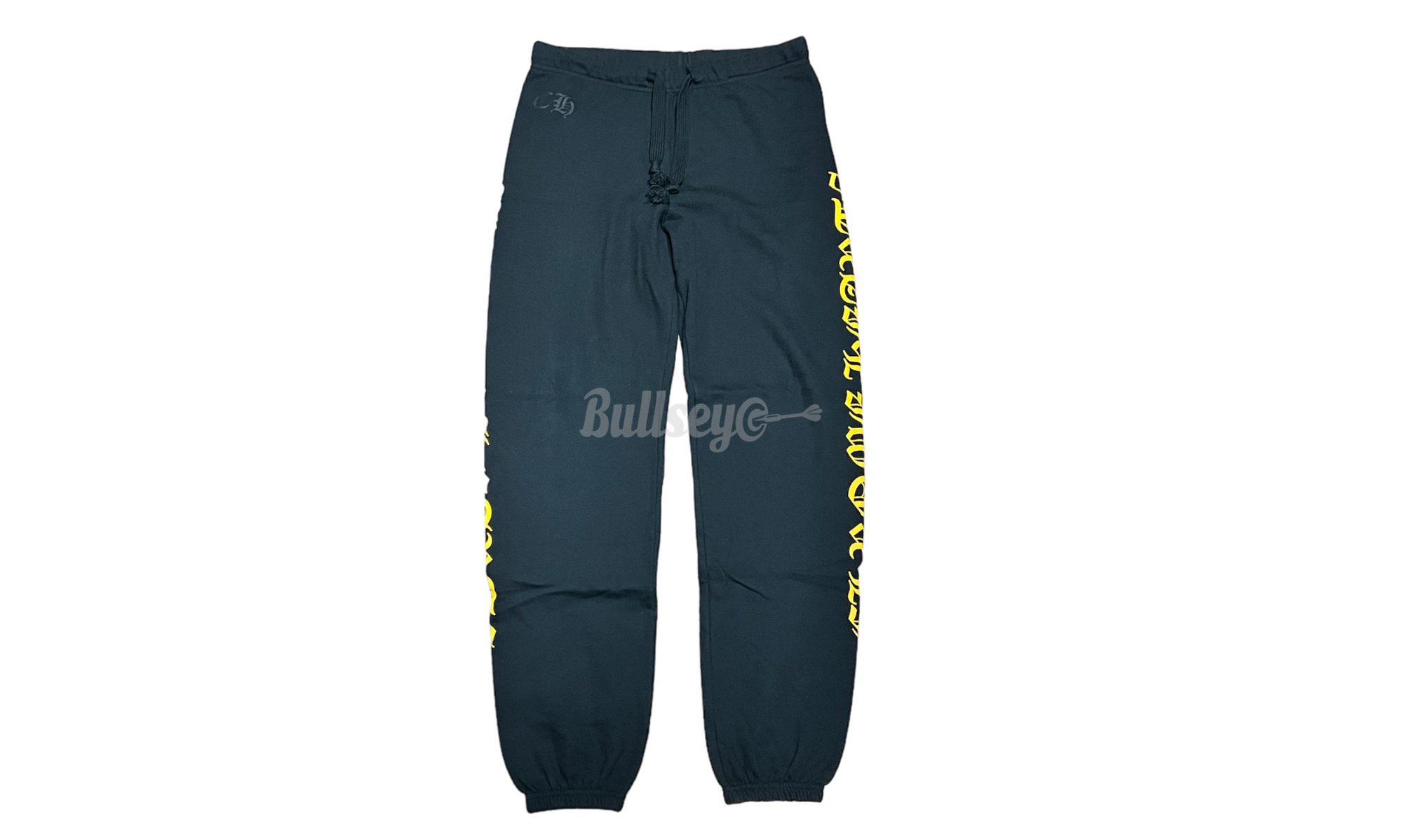 Chrome Hearts Yellow Letter Black Sweatpants (PreOwned)