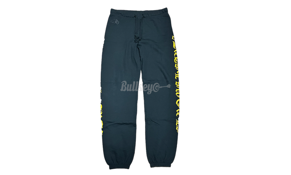 Chrome Hearts Yellow Letter Black Sweatpants (PreOwned)