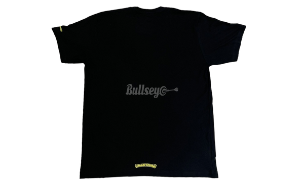 Chrome mid Yellow Neck Letter Black T-Shirt