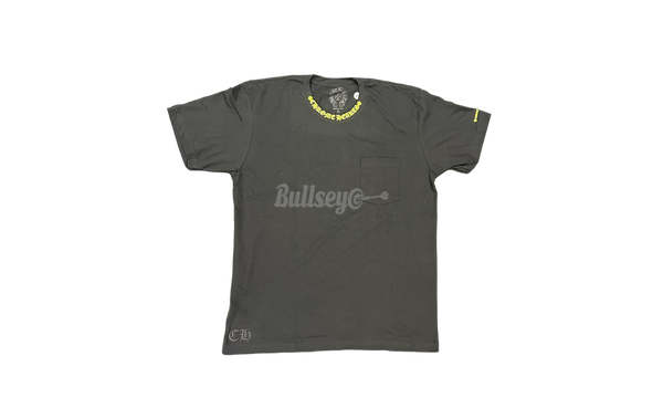 Chrome Hearts Yellow Neck Letter Black T-Shirt-Urlfreeze Sneakers Sale Online