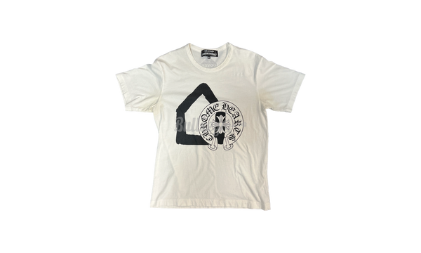 Chrome Hearts x CDG White T-Shirt (PreOwned)-Bullseye faux Sneaker Boutique