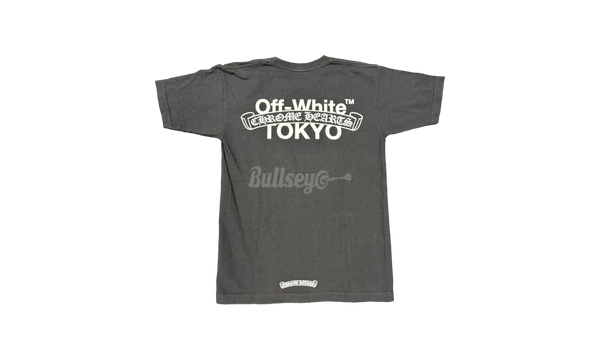Chrome Hearts x Off White Tokyo Scroll Label Black T-Shirt