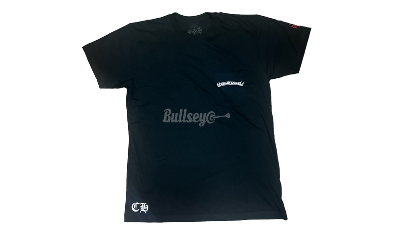 Chrome hearts USA Scroll Logo Black T-Shirt-Bullseye Sneaker Boutique