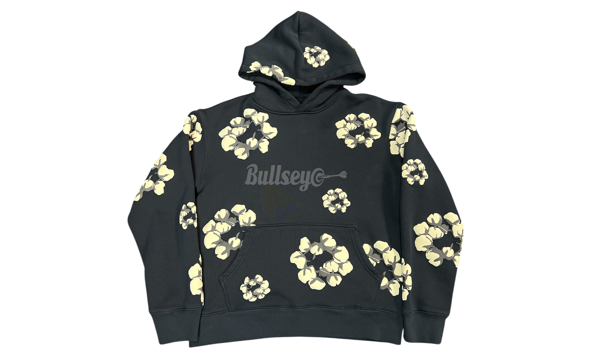 Denim Tears Cactus Wreath Black Hoodie (PreOwned)-Bullseye Sneaker Boutique