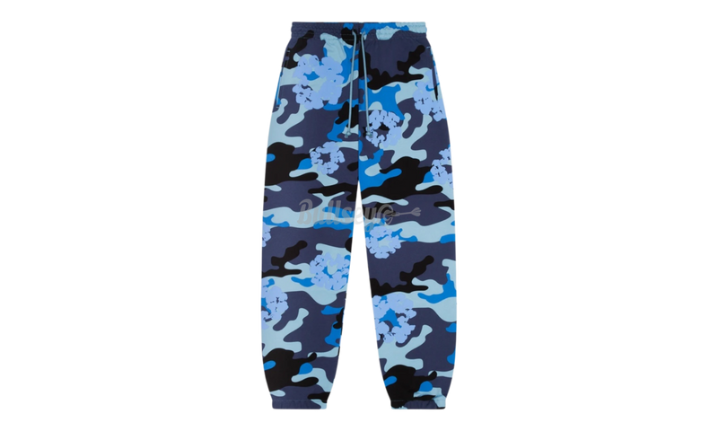 Denim Tears Cotton Wreath Blue Camo Sweatpants-Bullseye Sneaker Boutique