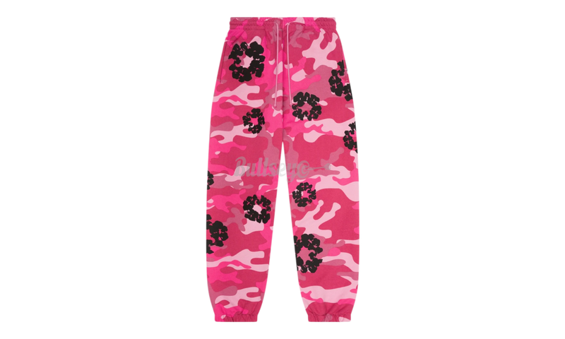 Denim Tears Cotton Wreath Pink Camo Sweatpants-Bullseye Sneaker Boutique