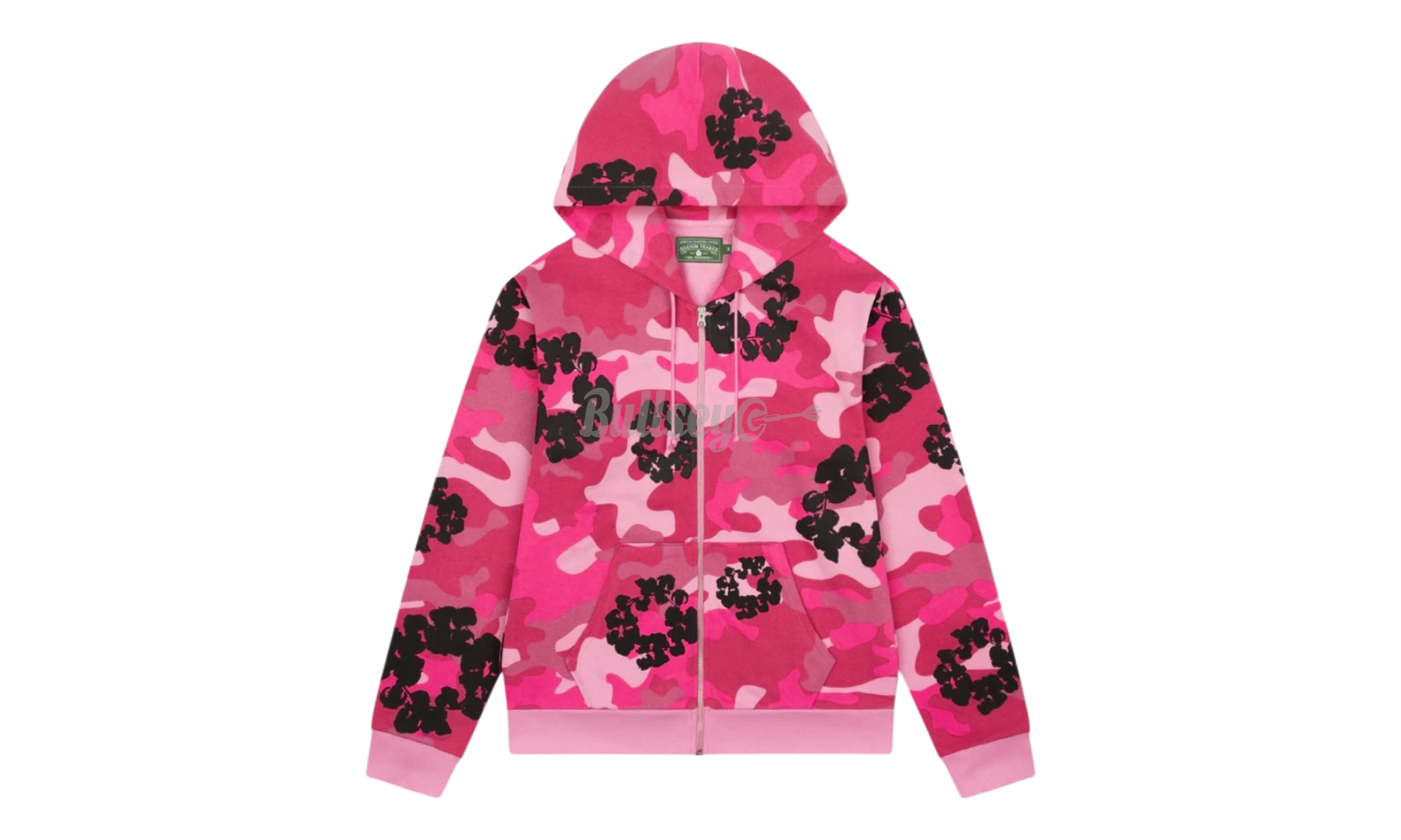 Denim Tears Cotton Wreath Pink Camo Zip-Up Hoodie-Bullseye Sneaker Boutique