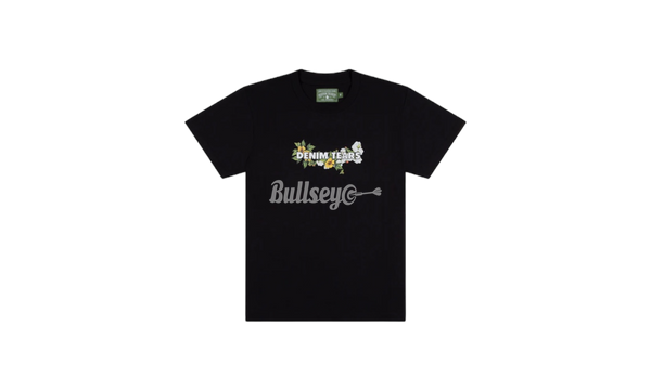 Denim Tears Floral Logo Black T-Shirt-Bullseye Sneaker Boutique