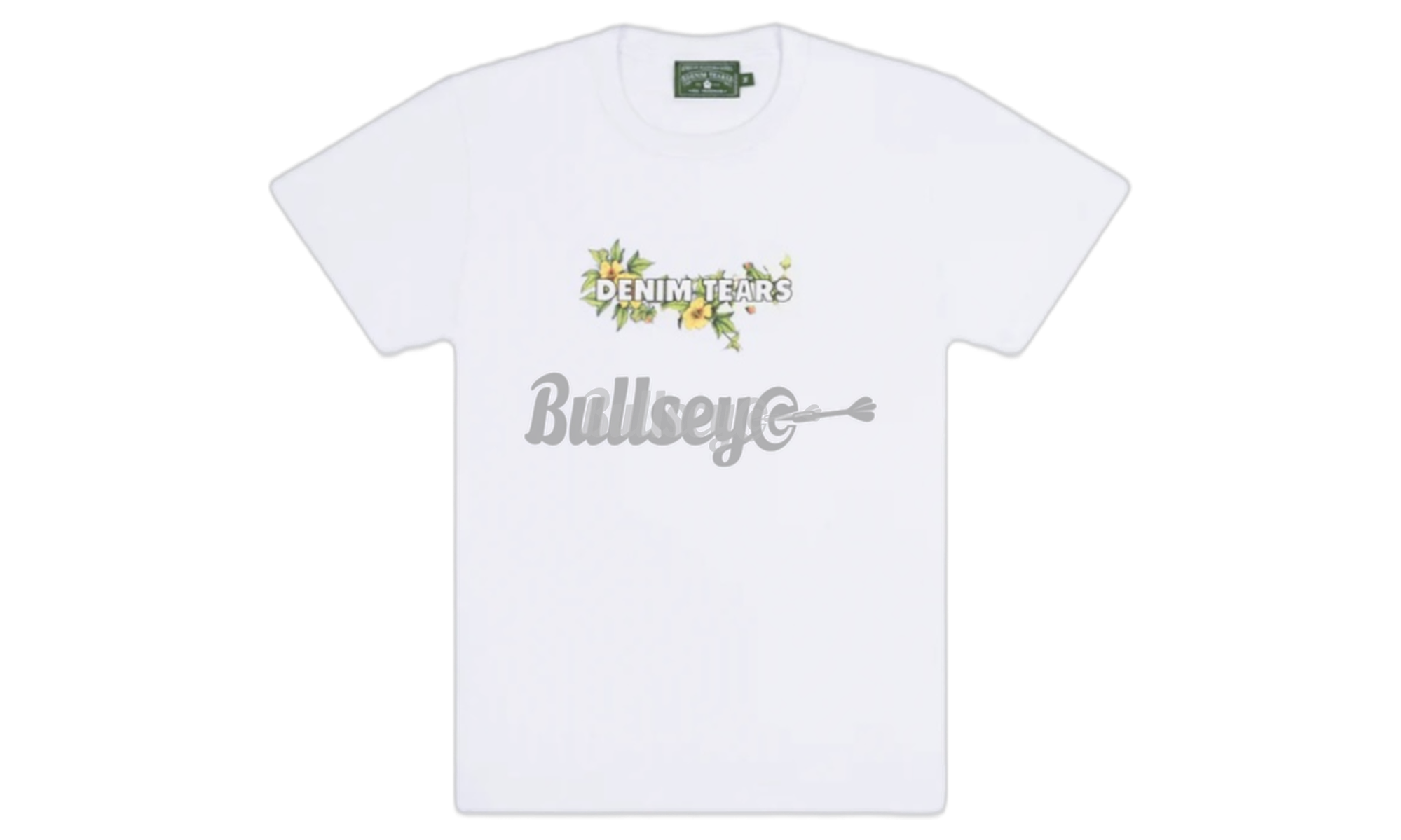 Denim Tears Floral Logo White T-Shirt-Bullseye Sneaker Boutique