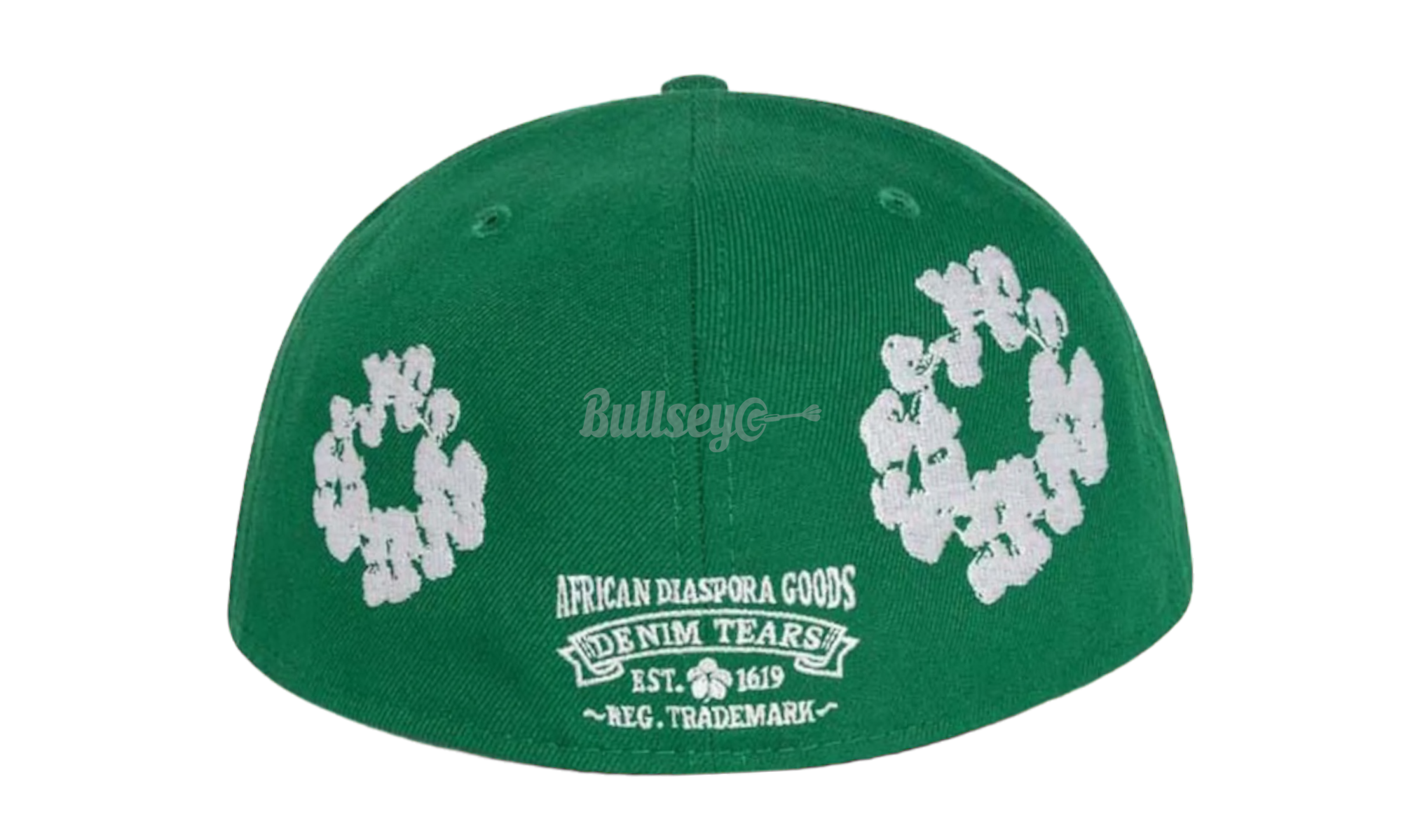 Denim Tears New Era Cotton Wreath Green Fitted Hat