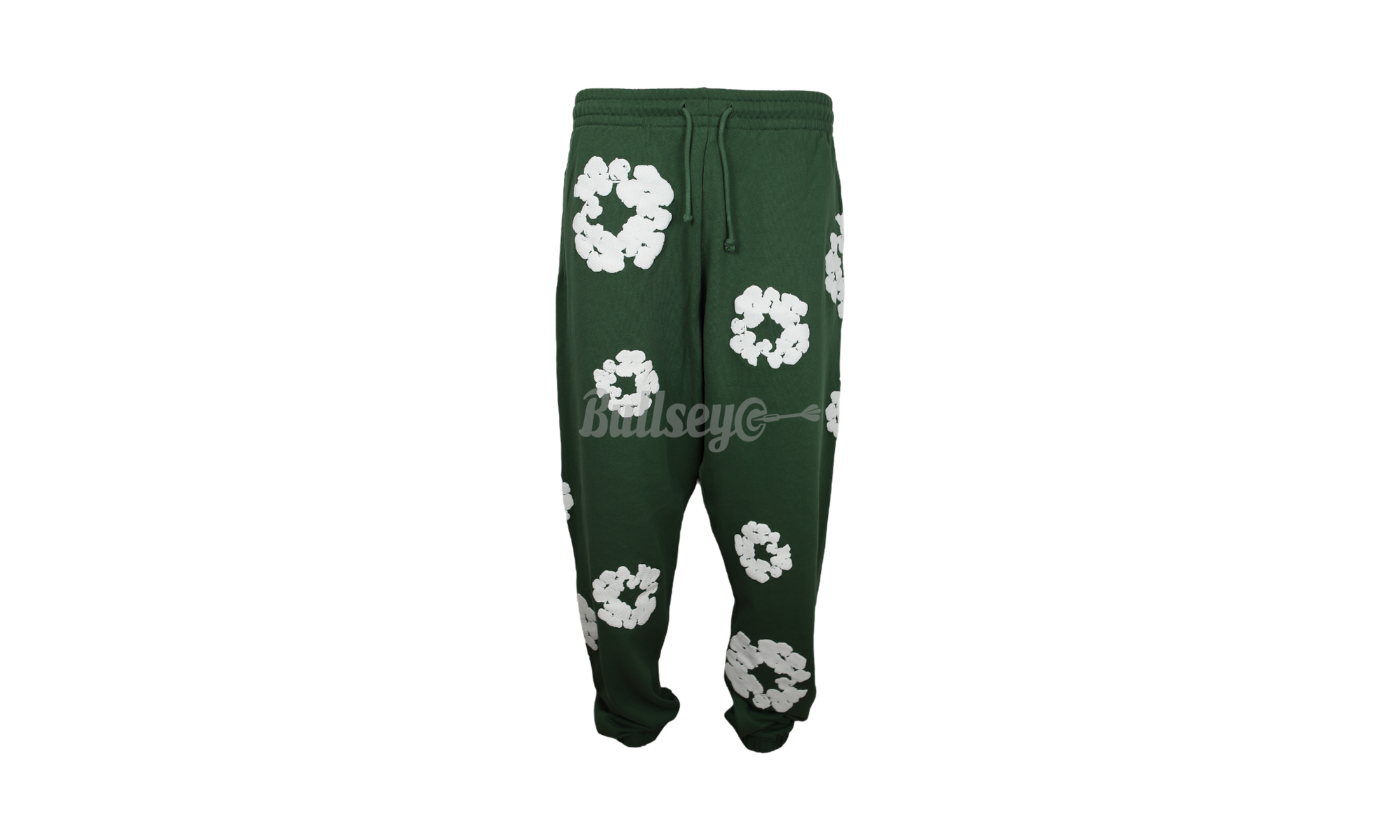 Denim Tears The Cotton Wreath Green Sweatpants-Bullseye Sneaker Boutique