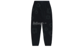 Denim Tears The Cotton Wreath Mono Black Sweatpants-Bullseye Sneaker Boutique