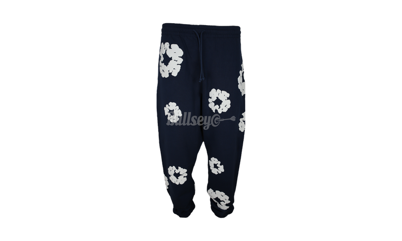 Denim Tears The Cotton Wreath Navy Sweatpants-told you they were bringing back your shoe