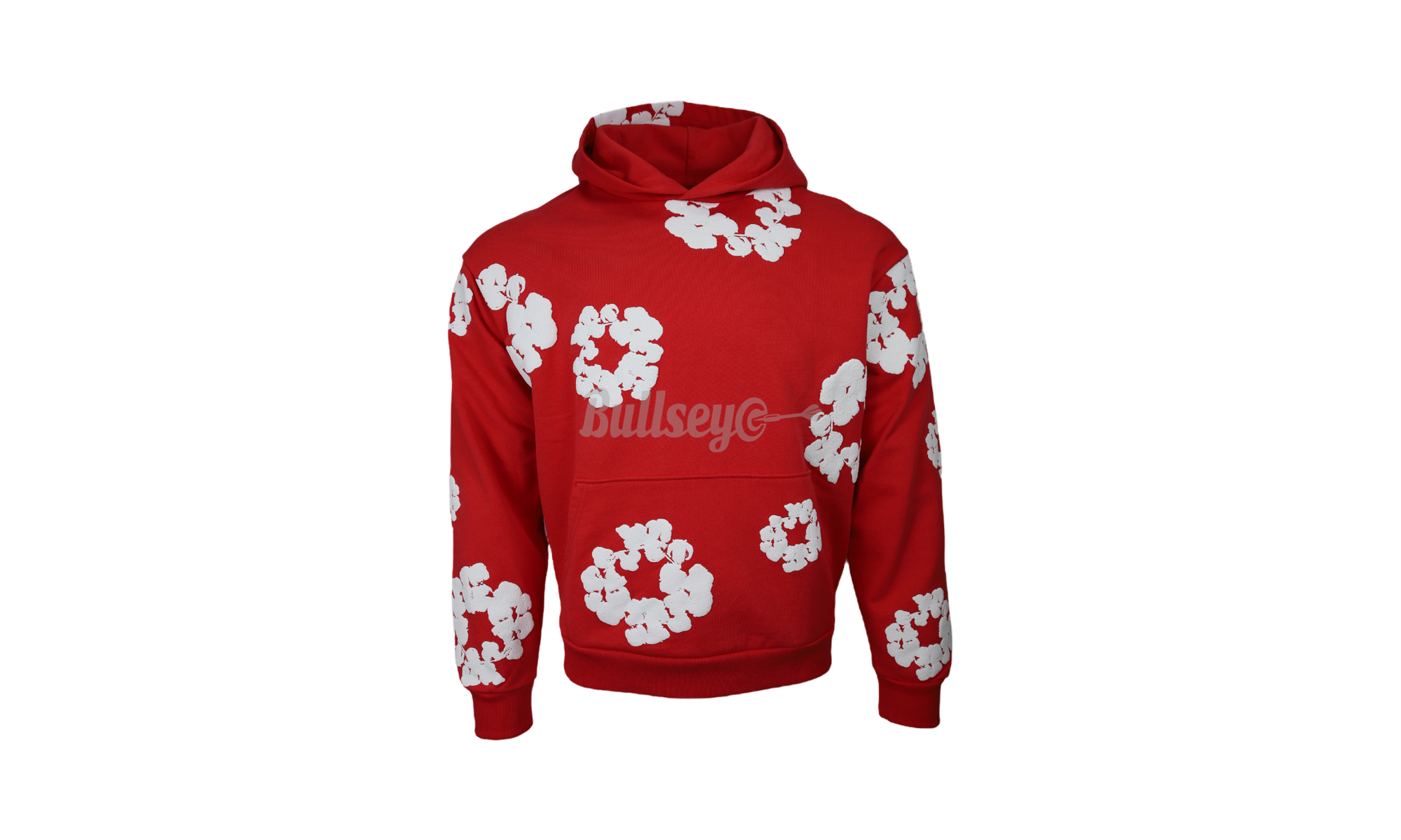 Denim Tears The Cotton Wreath Red Hoodie-Bullseye Sneaker Boutique